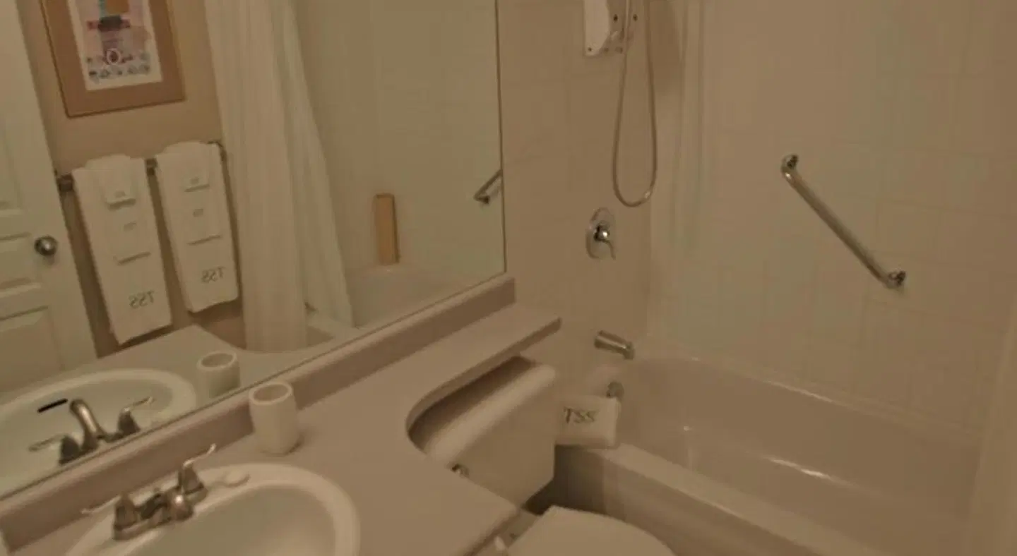 Times Square Suites Badezimmer