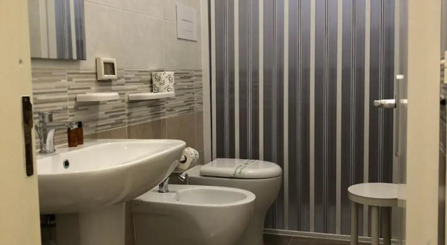 Al Saliceto Hotel Badezimmer
