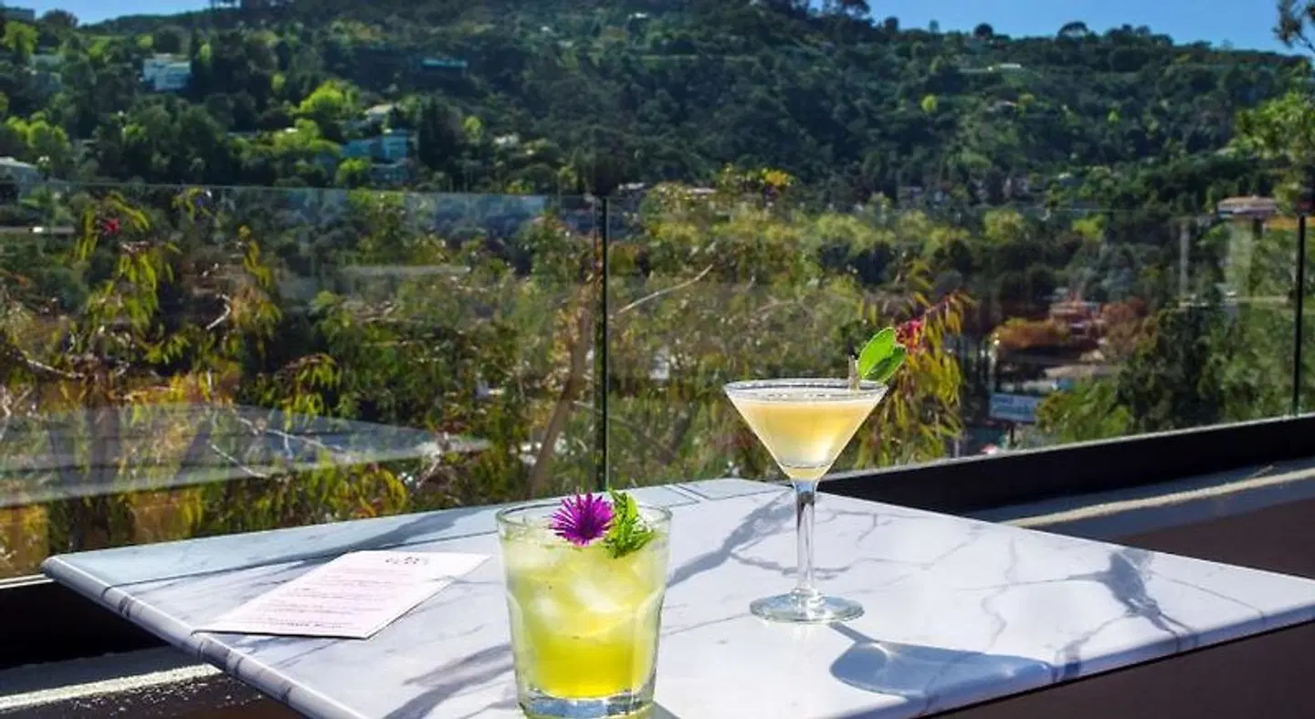 Hilton Los Angeles/Universal City Terrasse