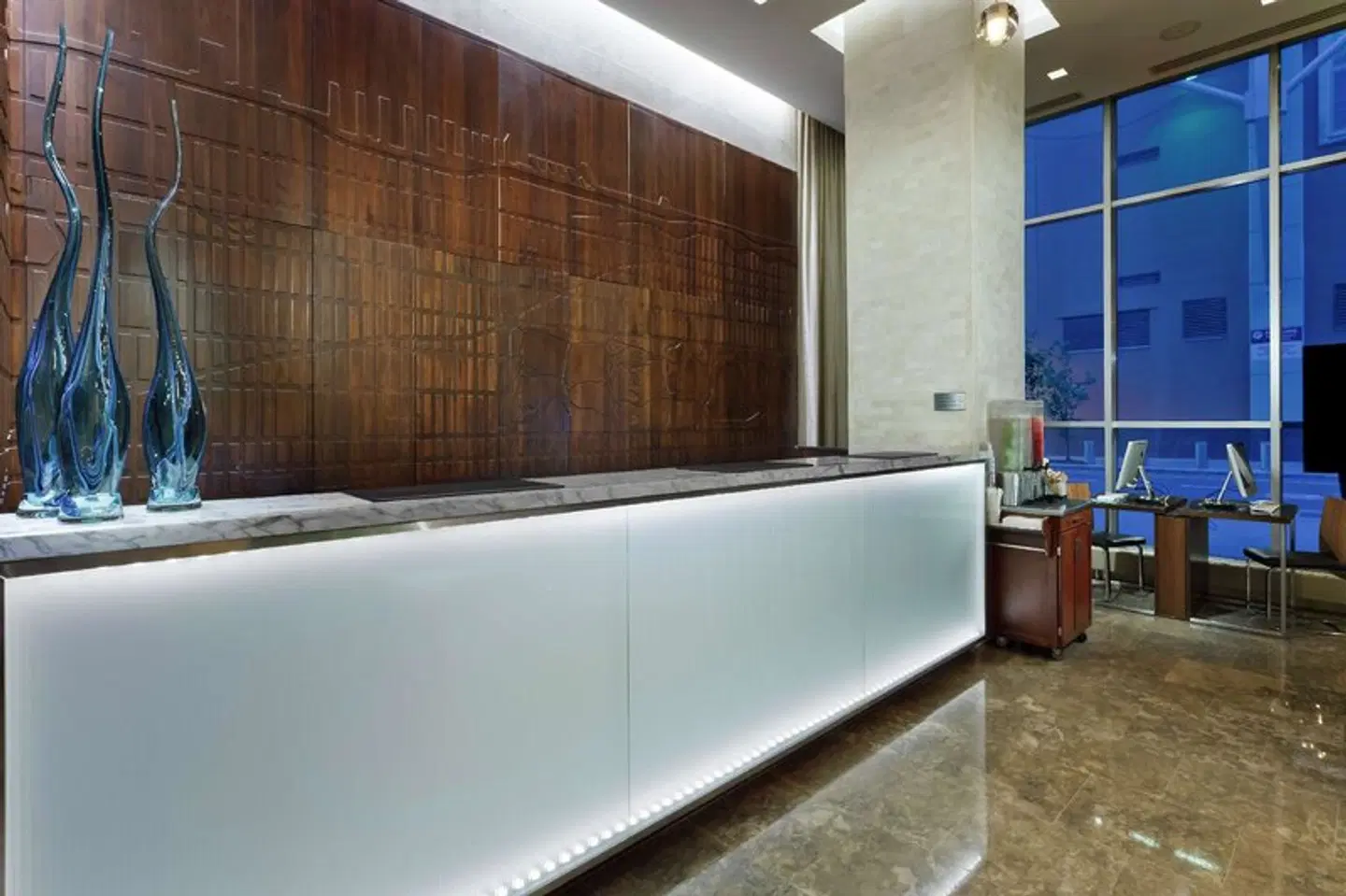 Distrikt Hotel New York City, Tapestry Collection by Hilton Badezimmer