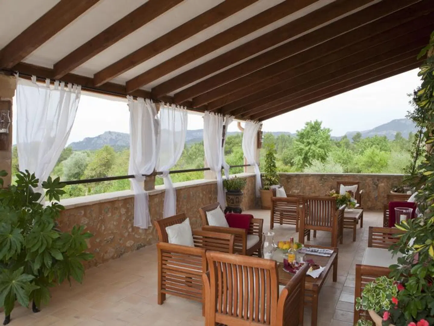 Finca Can Estades Terrasse