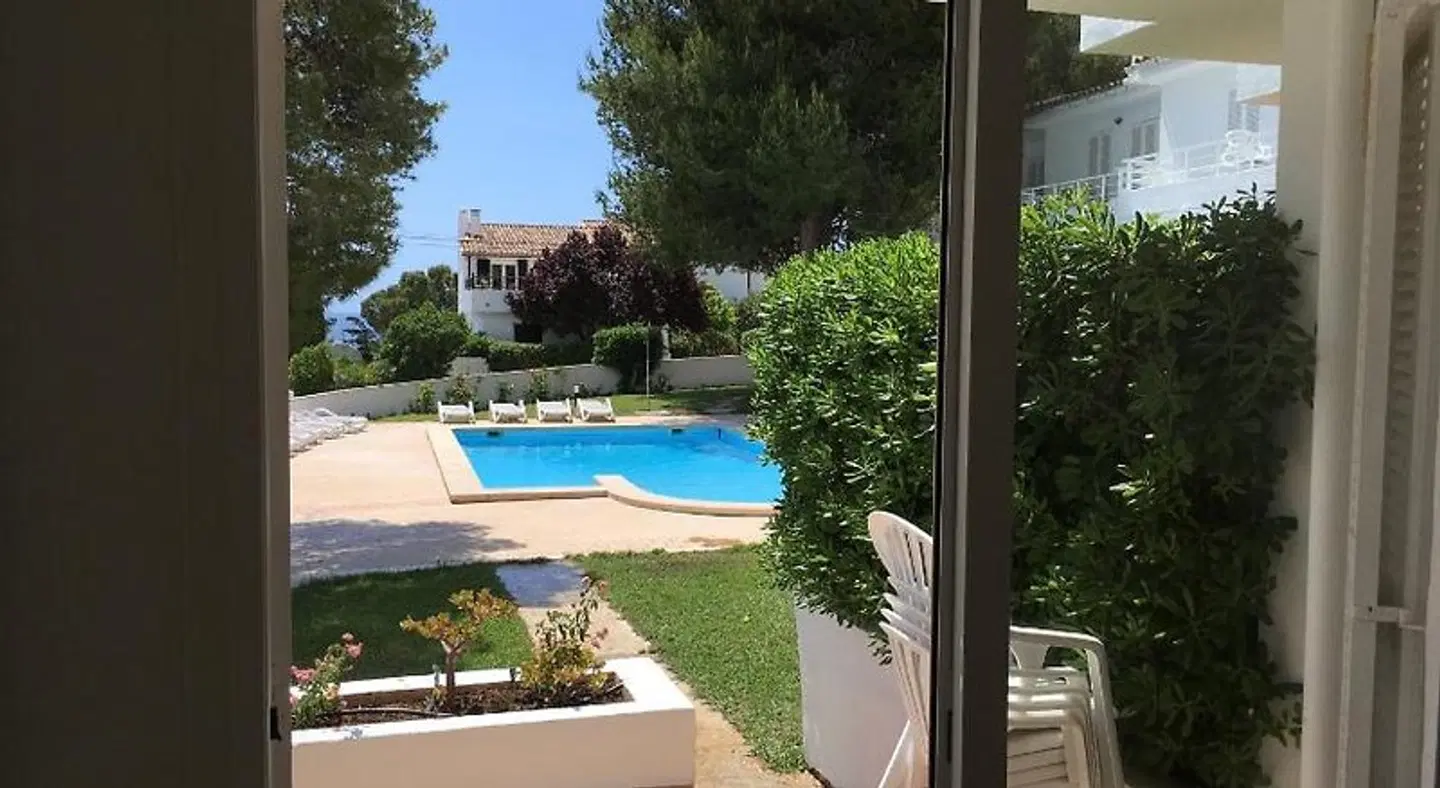 Ses Gavines-Cala Anguila Apartments Garten