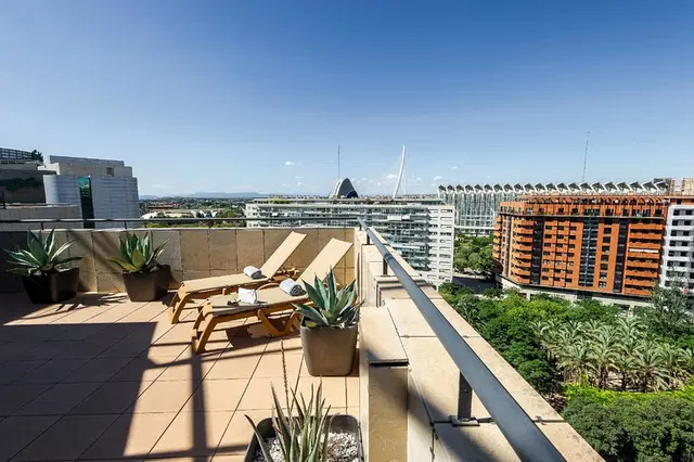 Hotel Valencia Oceanic Terrasse