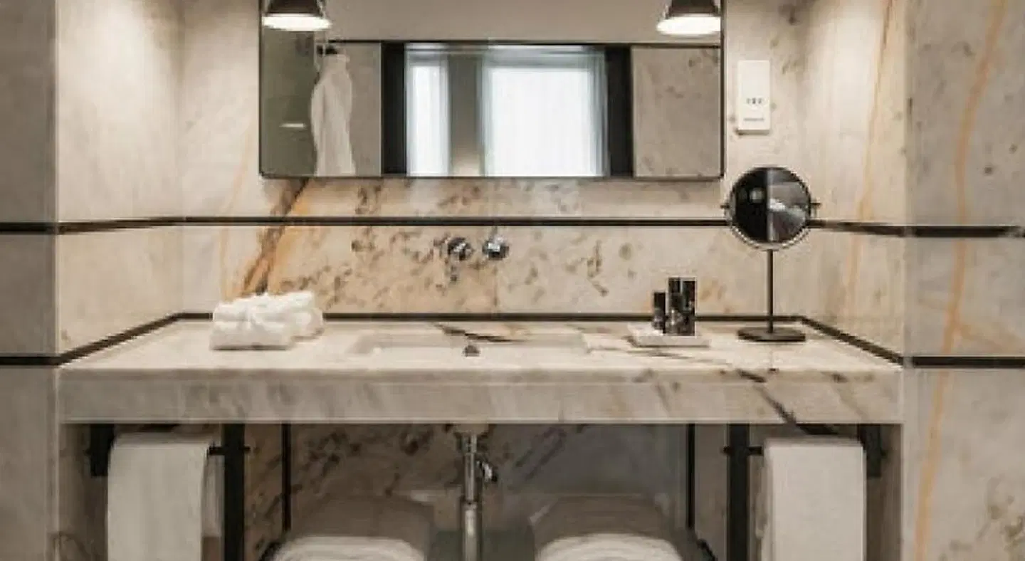 Descobertas Boutique Hotel Porto Badezimmer