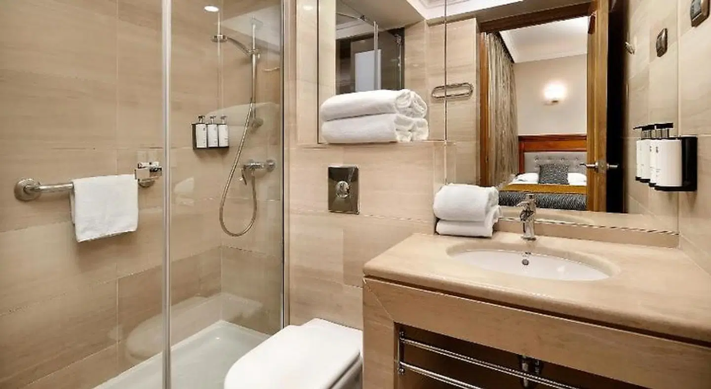Apartaments-Hotel Hispanos 7 Suiza Badezimmer