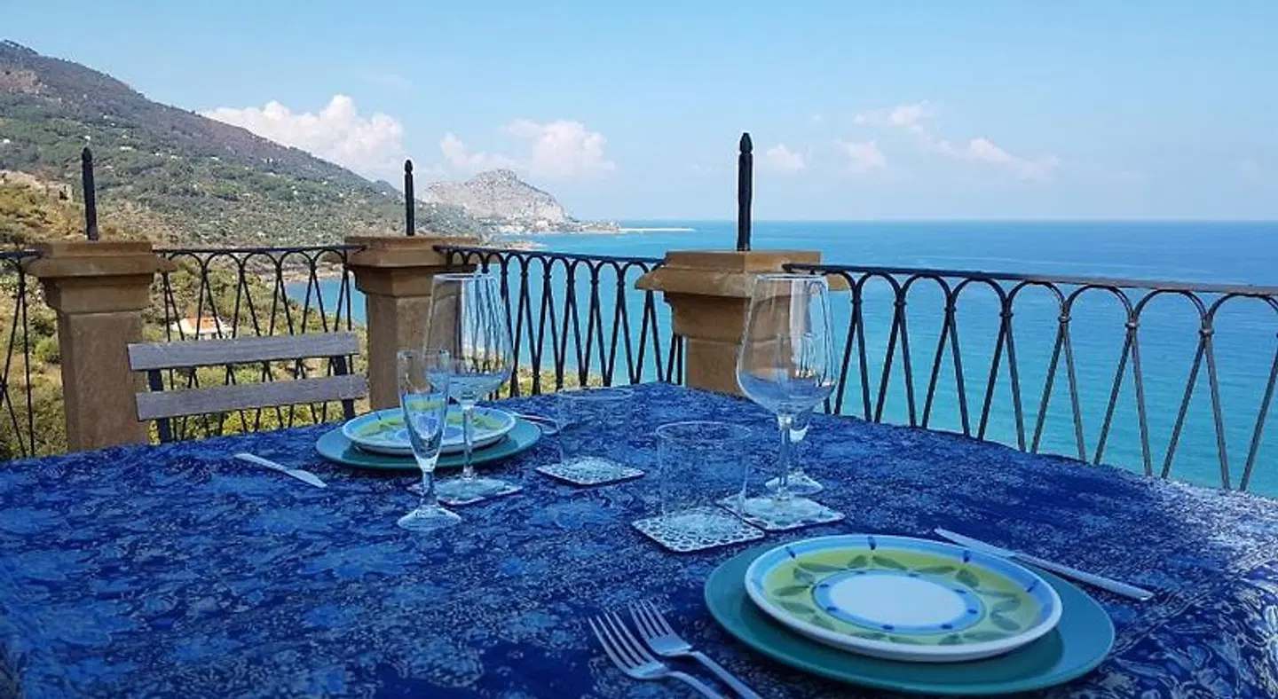 Villa Palamara 1868 Terrasse