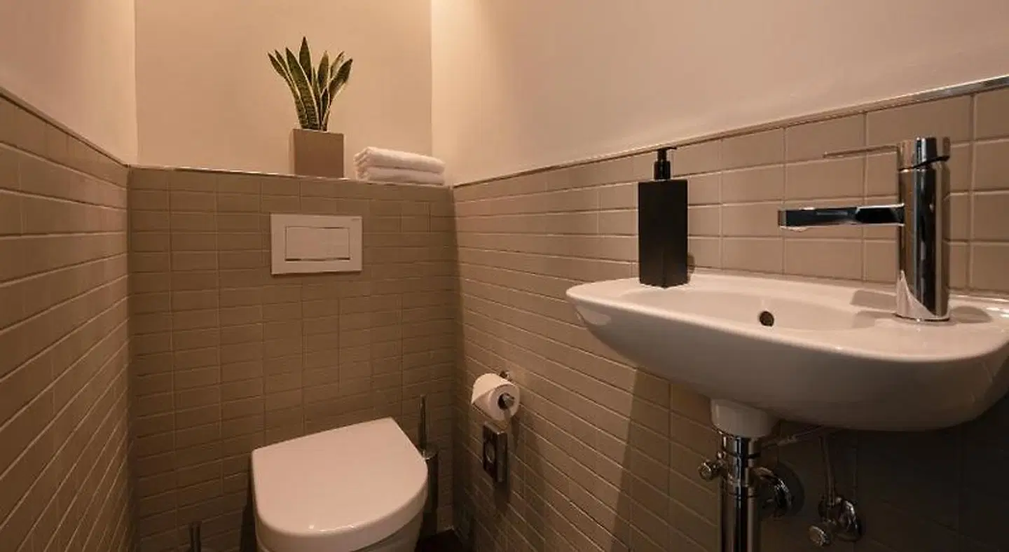 PIERDREI Hotel HafenCity Hamburg Badezimmer