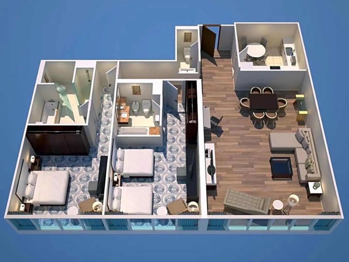 Marriott Executive Apartments Downtown Abu Dhabi OUTDOOR_POOL