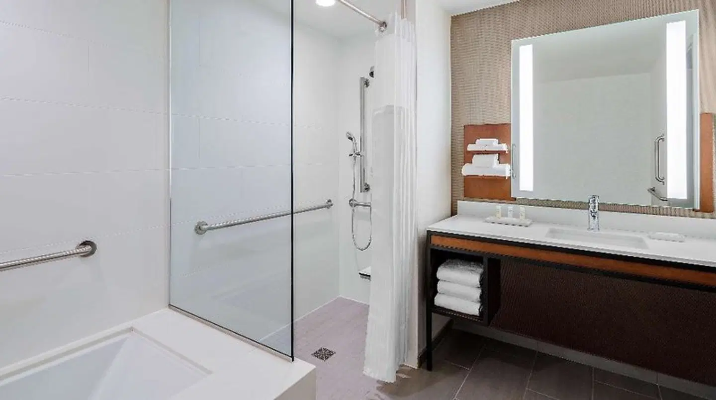 Hilton Garden Inn Chicago McCormick Place Badezimmer
