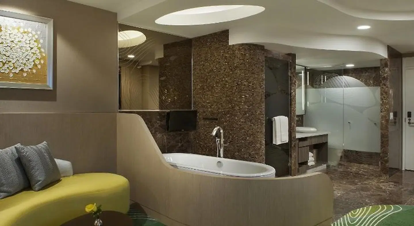 Pasadena Hotel & Pool Badezimmer