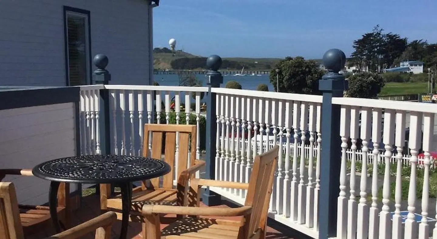 Oceano Hotel and Spa Half Moon Bay Harbor Terrasse