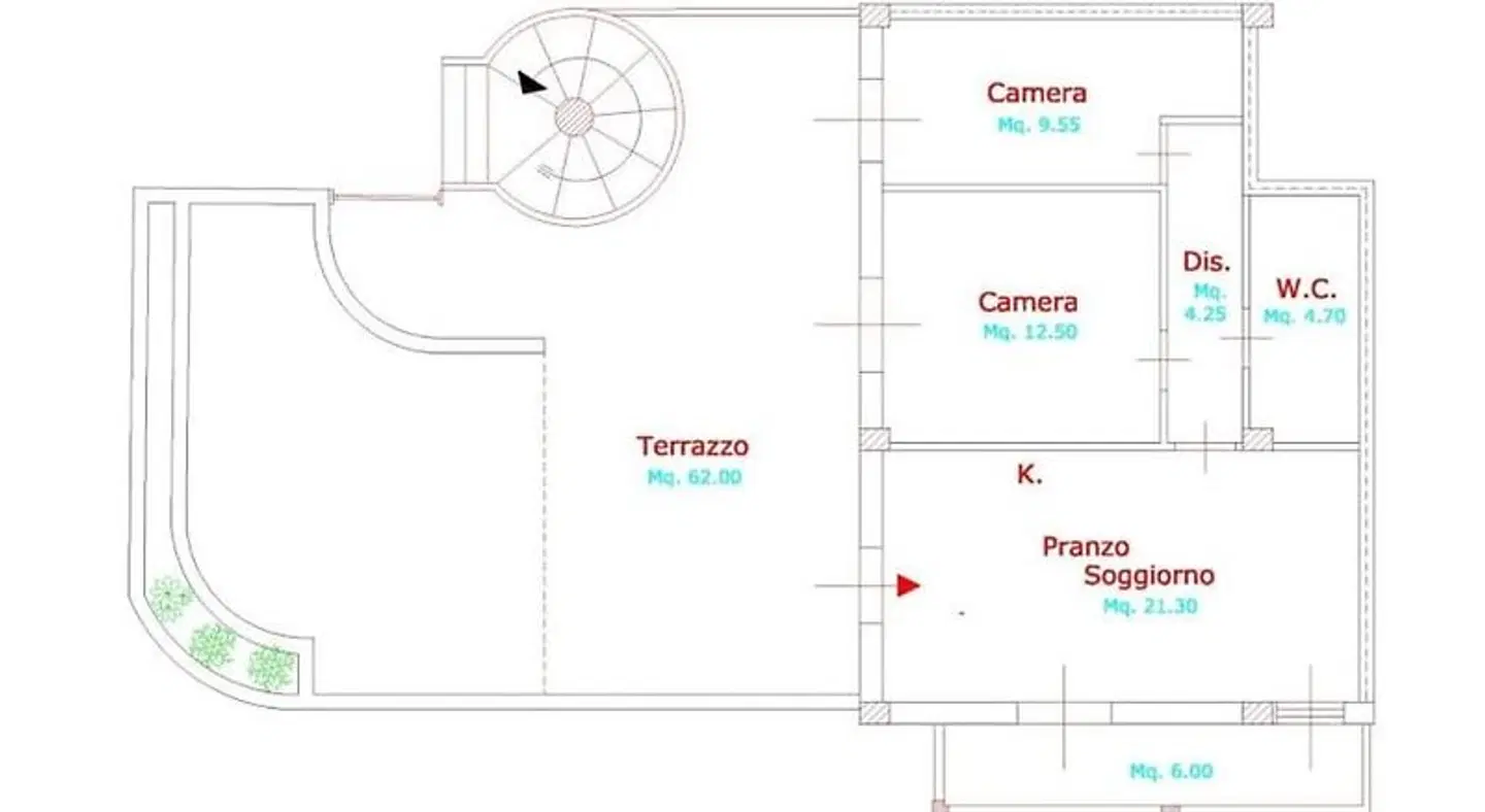 Magico Appartamenti Scafa Landkarte