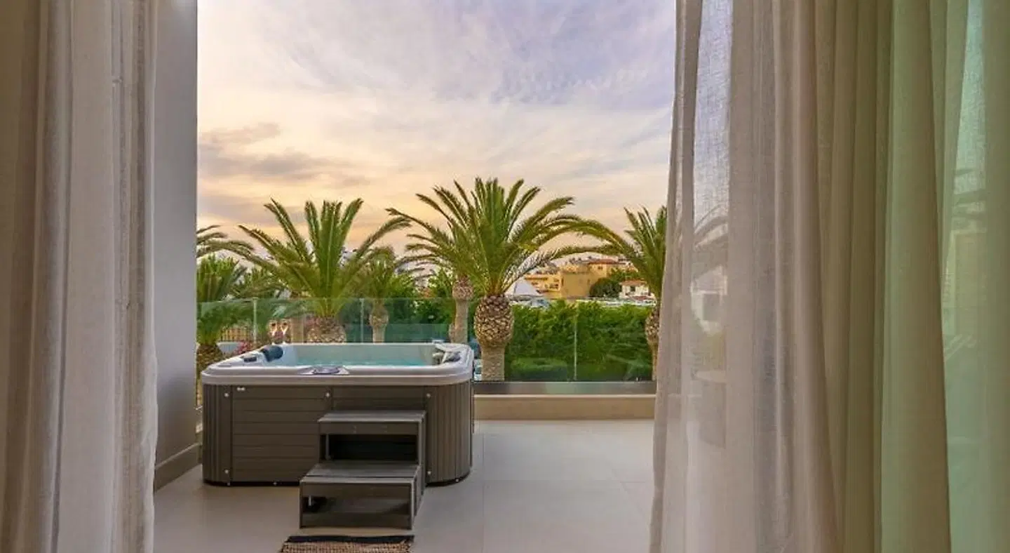 Drossia Palms Studios Terrasse