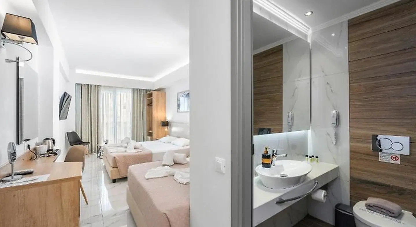 Marvel Deluxe Rooms Badezimmer