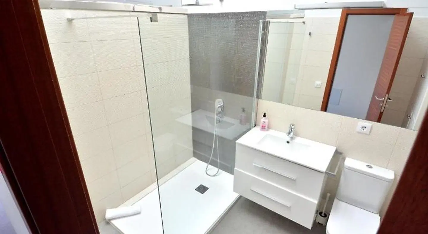 El Baladero Apartamentos Badezimmer