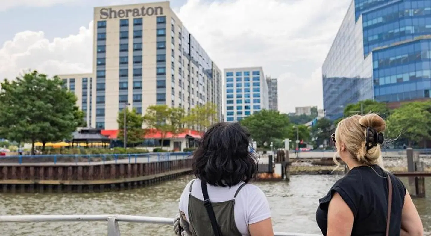 Sheraton Lincoln Harbor Hotel Terrasse