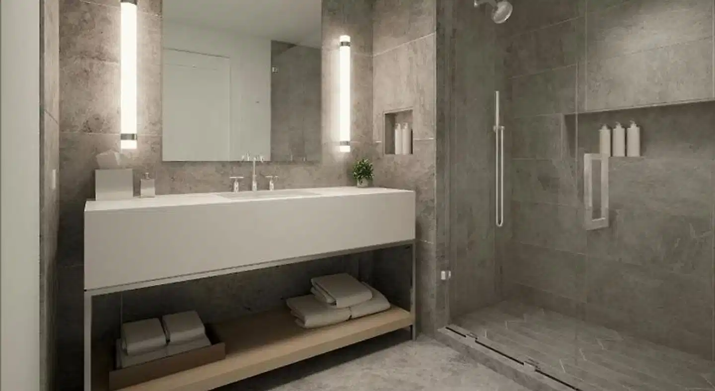 JW Marriott Reston Station Badezimmer