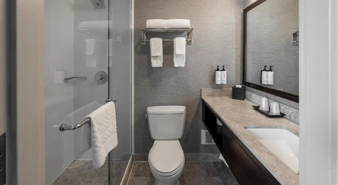 Distrikt Hotel New York City, Tapestry Collection by Hilton Badezimmer