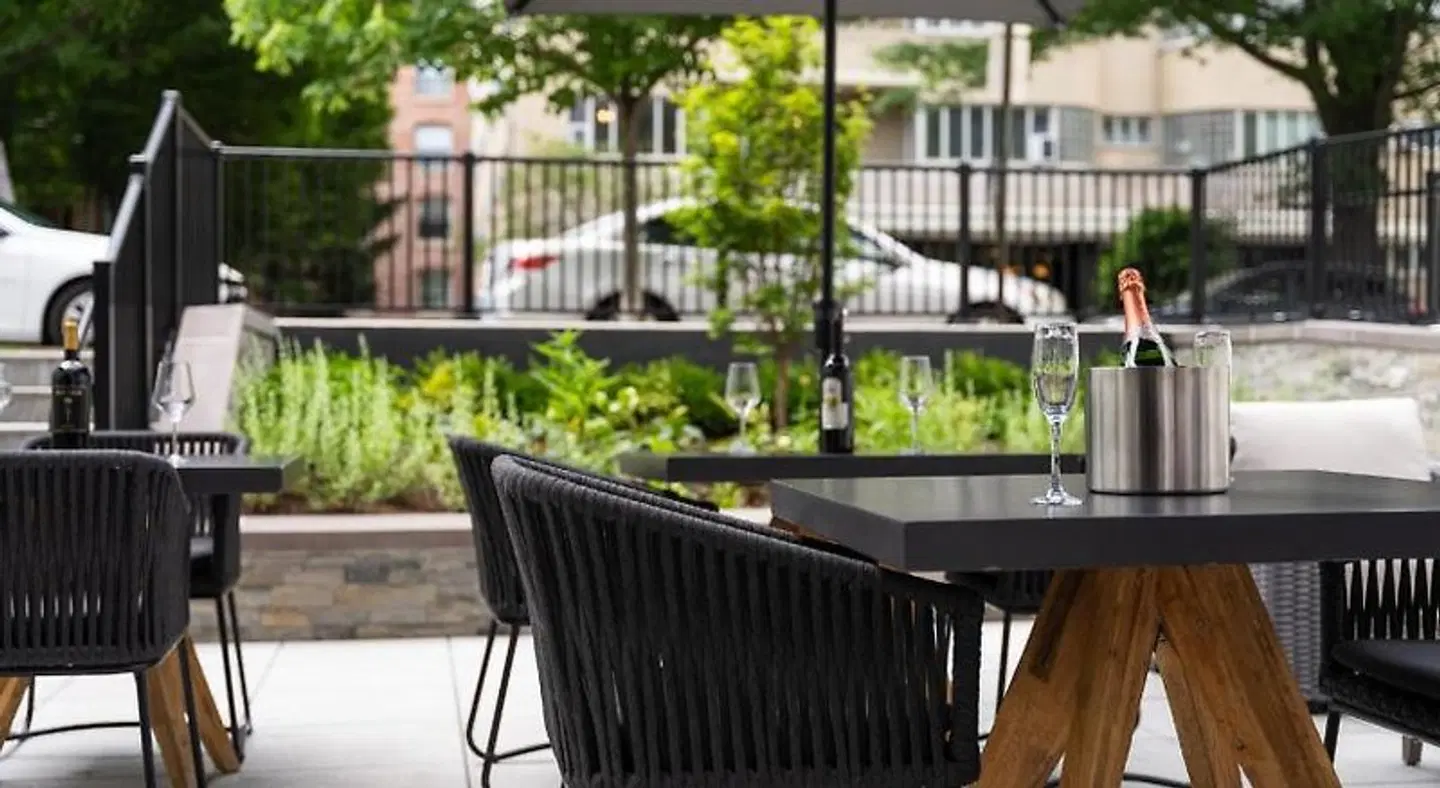 The Normandy Hotel Embassy Row Terrasse