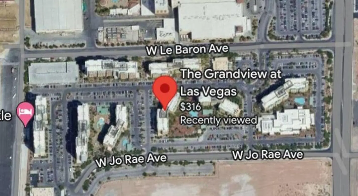 The Grandview At Las Vegas Landkarte