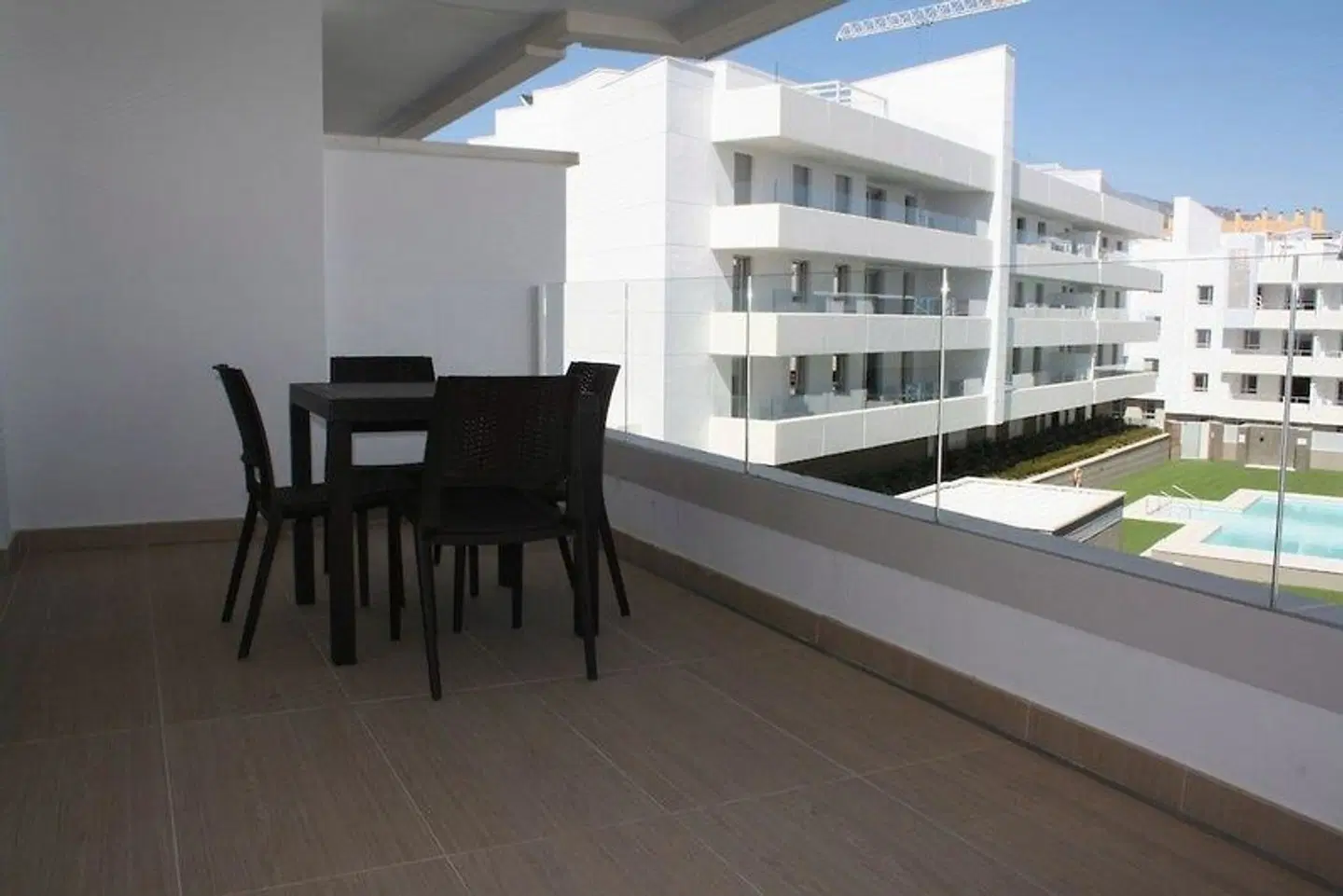 Aqua Apartments Marbella Terrasse