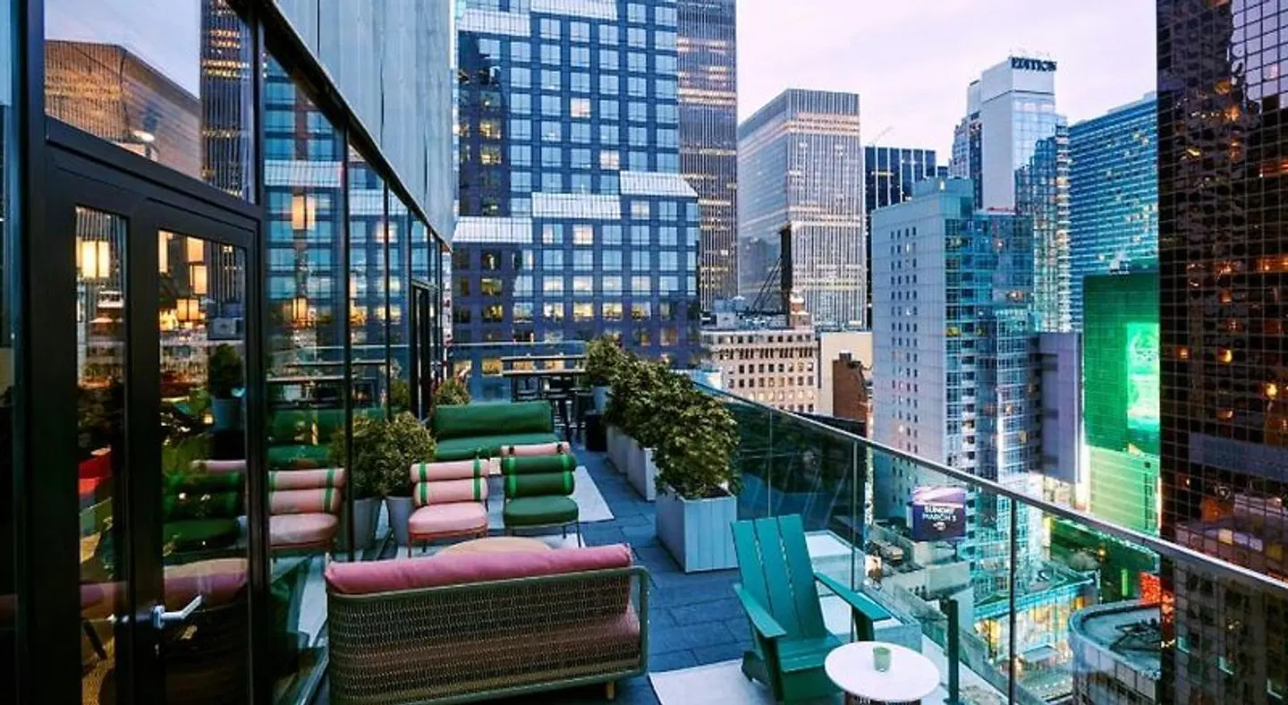 citizenM New York Times Square Terrasse