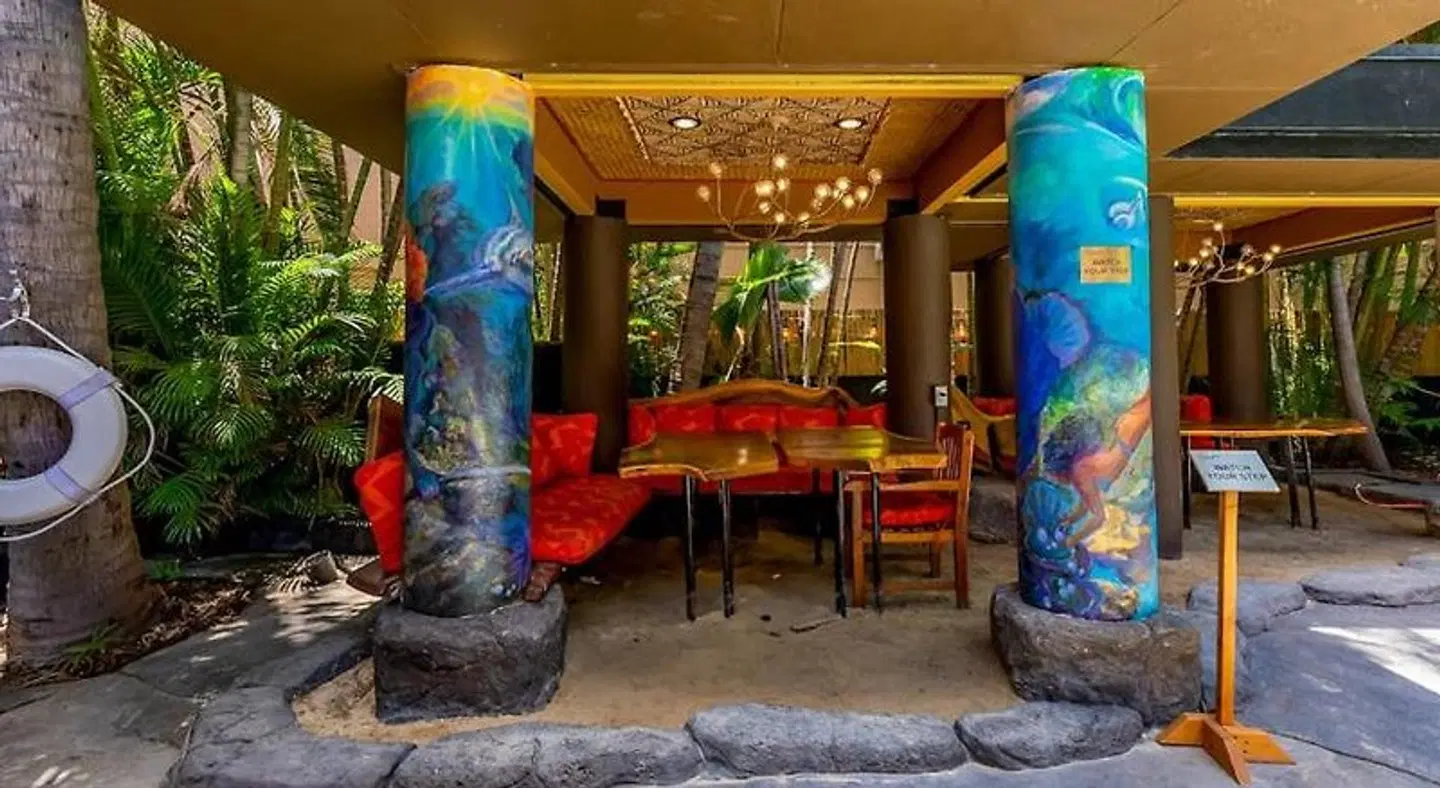 Castle Bamboo Waikiki Hotel Terrasse
