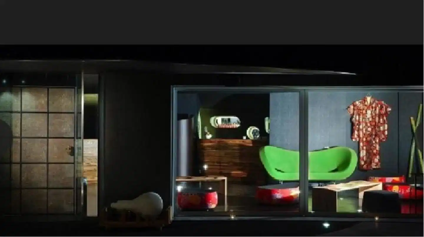 Black Hotel Lobby