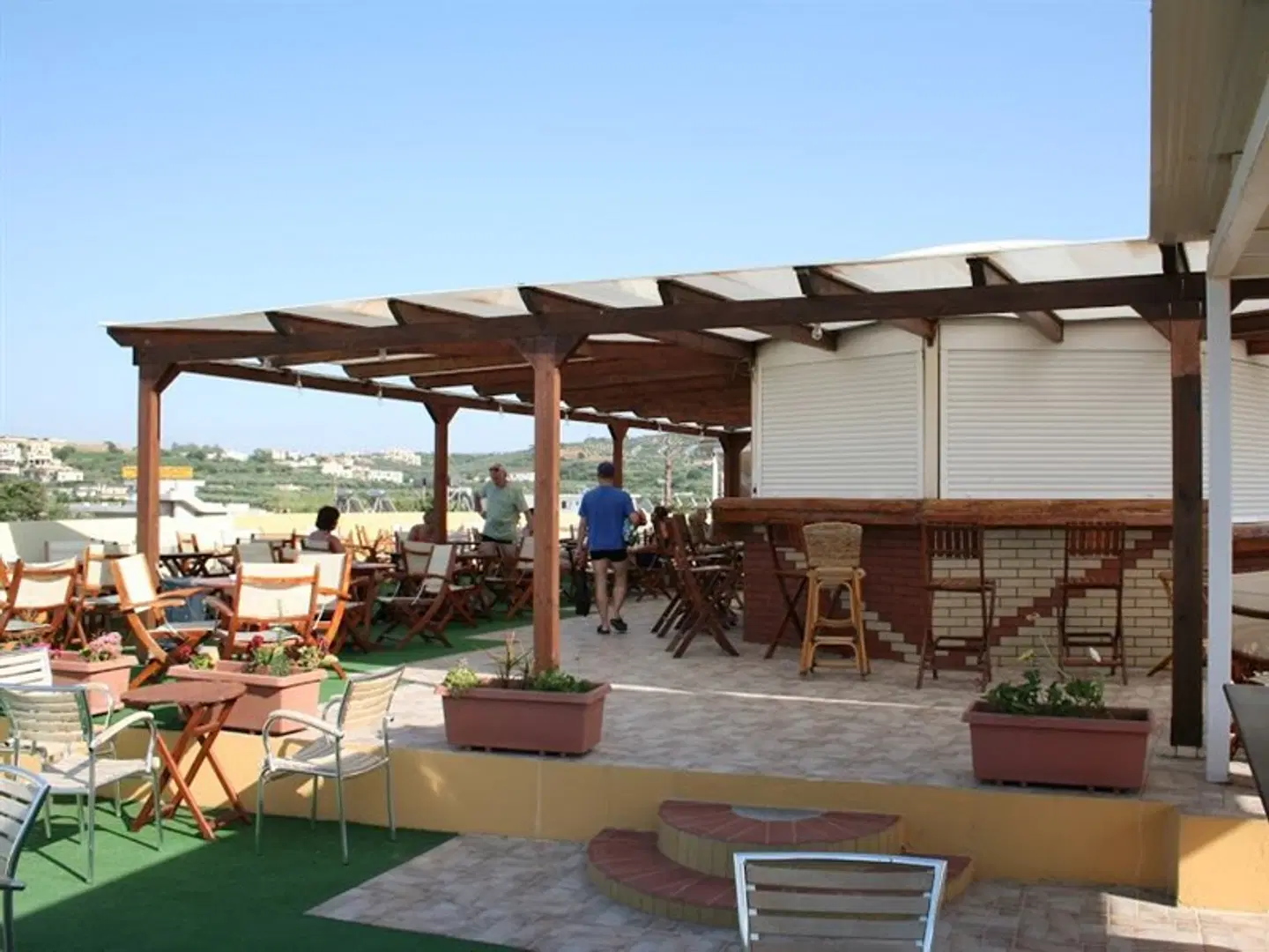 Kavros Garden Hotel Terrasse