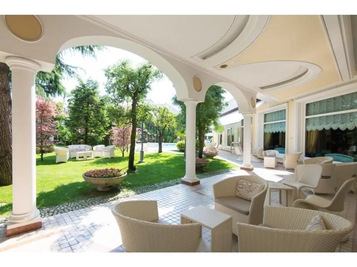 Hotel Due Torri Garten