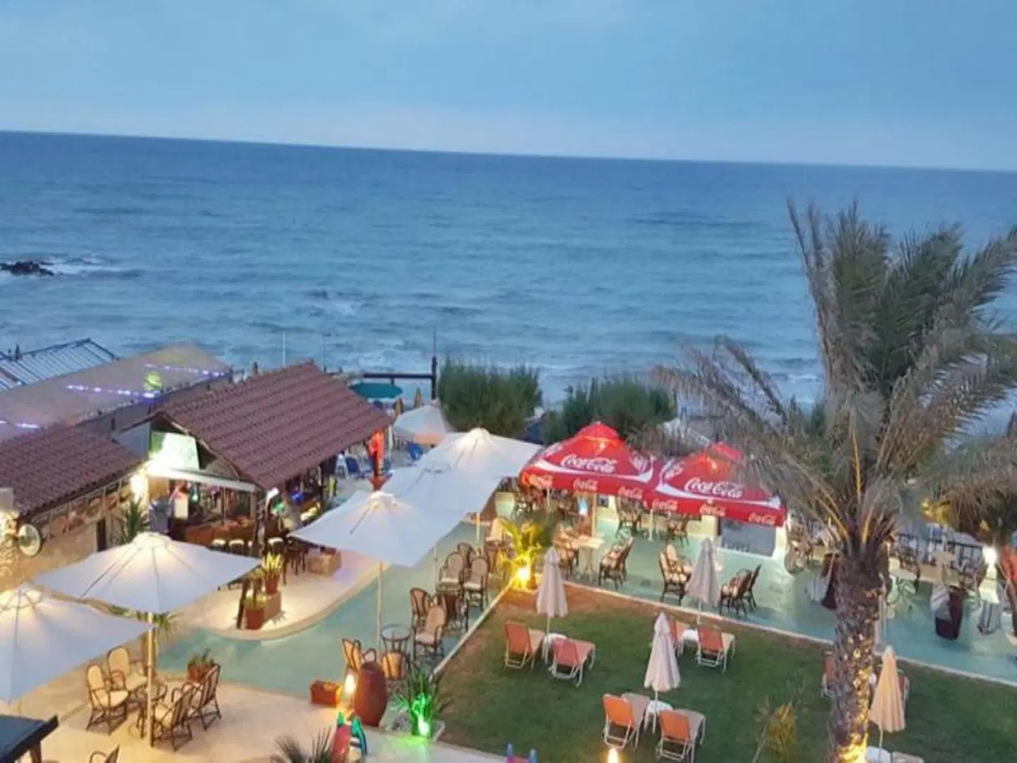 Malliotakis Beach Hotel Terrasse