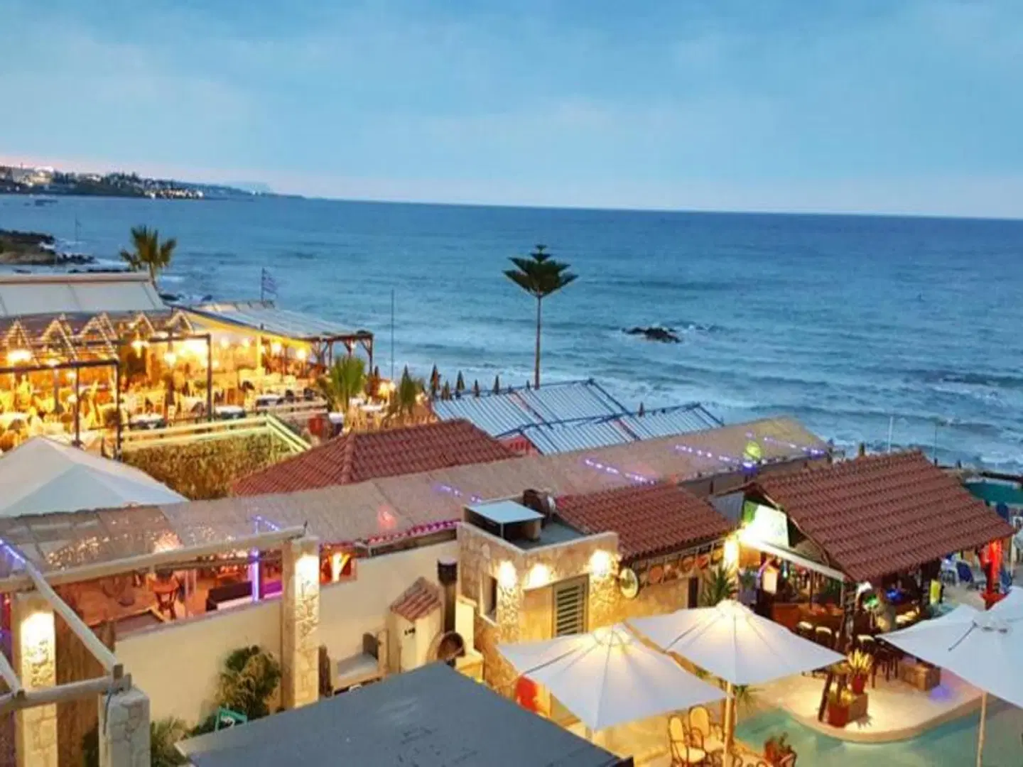 Malliotakis Beach Hotel Terrasse