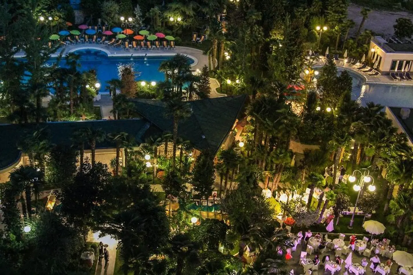 Grand Hotel Terme Trieste & Victoria Garten