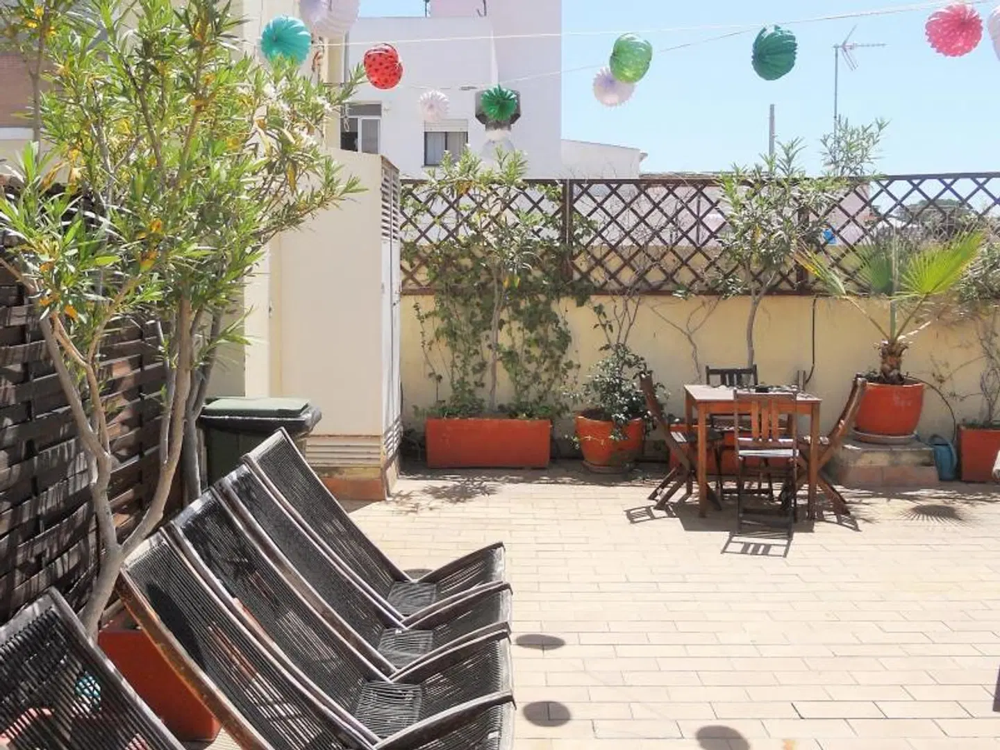 Samay Hostel Sevilla Terrasse