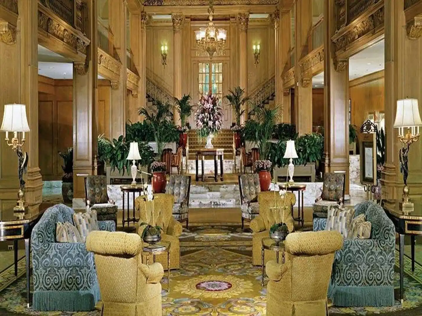 The Fairmont Olympic Hotel Lobby