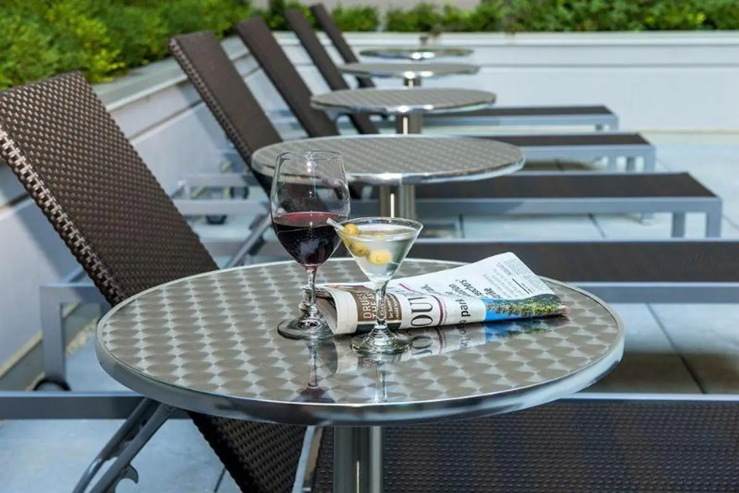 Hotel BLU Vancouver Terrasse