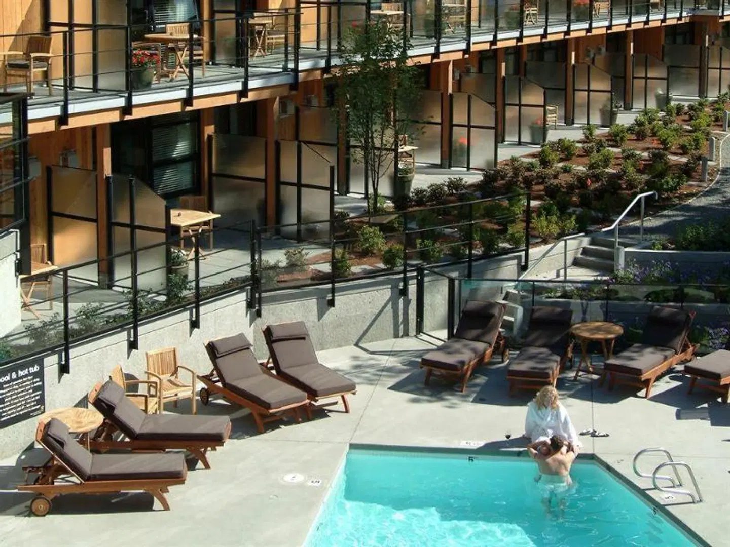 Brentwood Bay Resort & Spa Terrasse