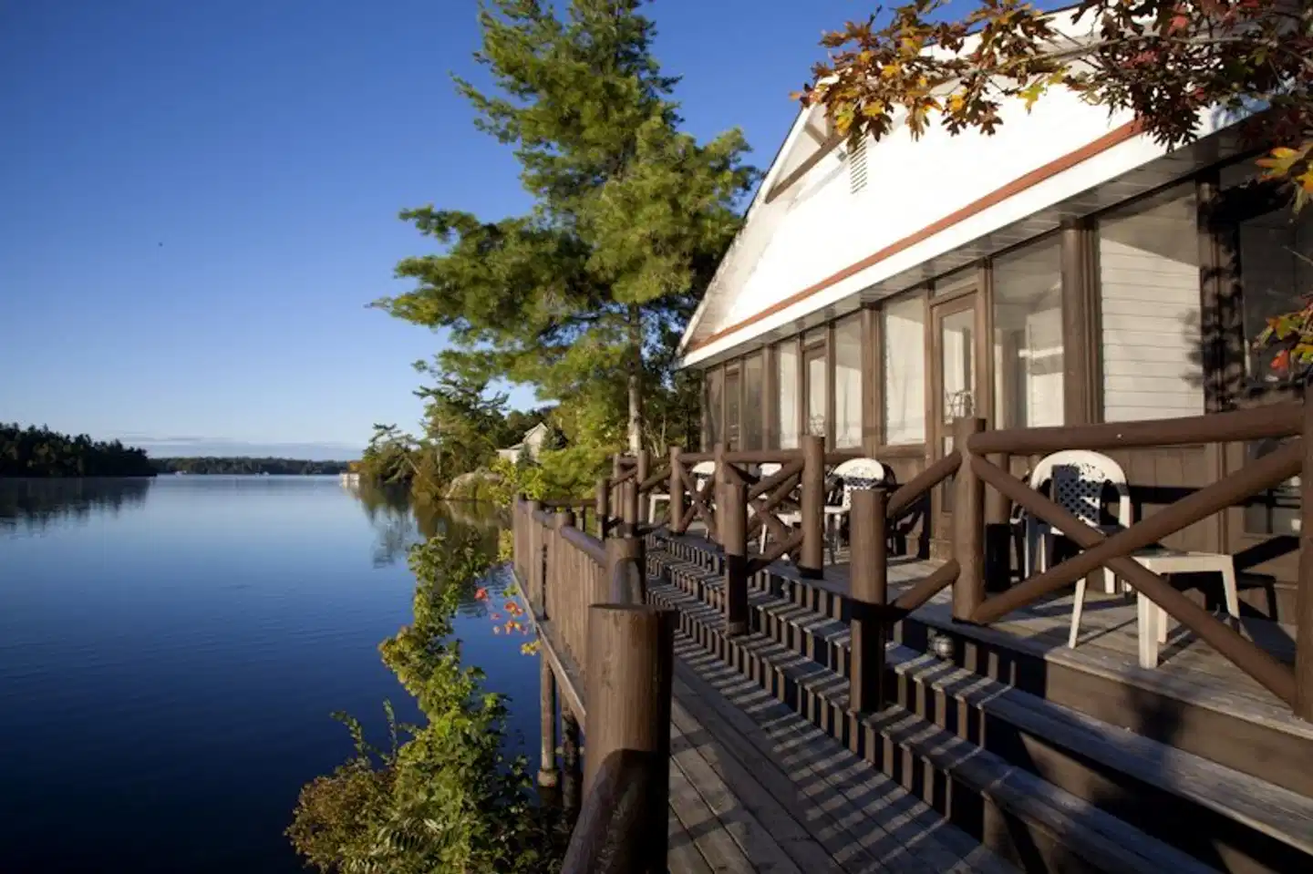 Severn Lodge Terrasse