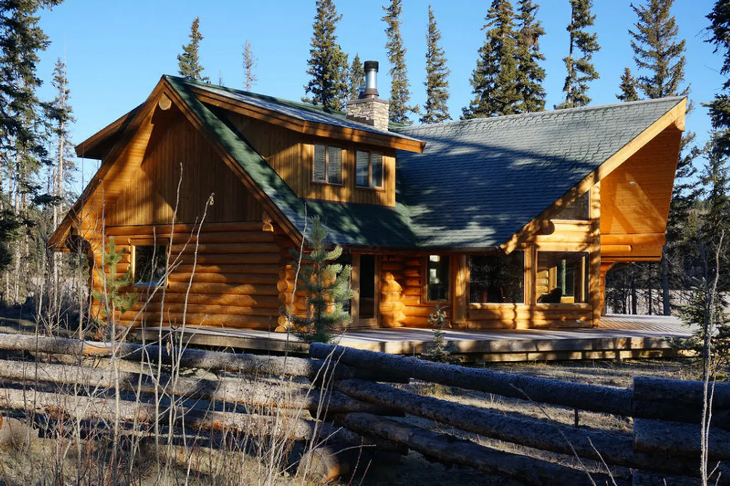 Ten-ee-ah Lodge Terrasse