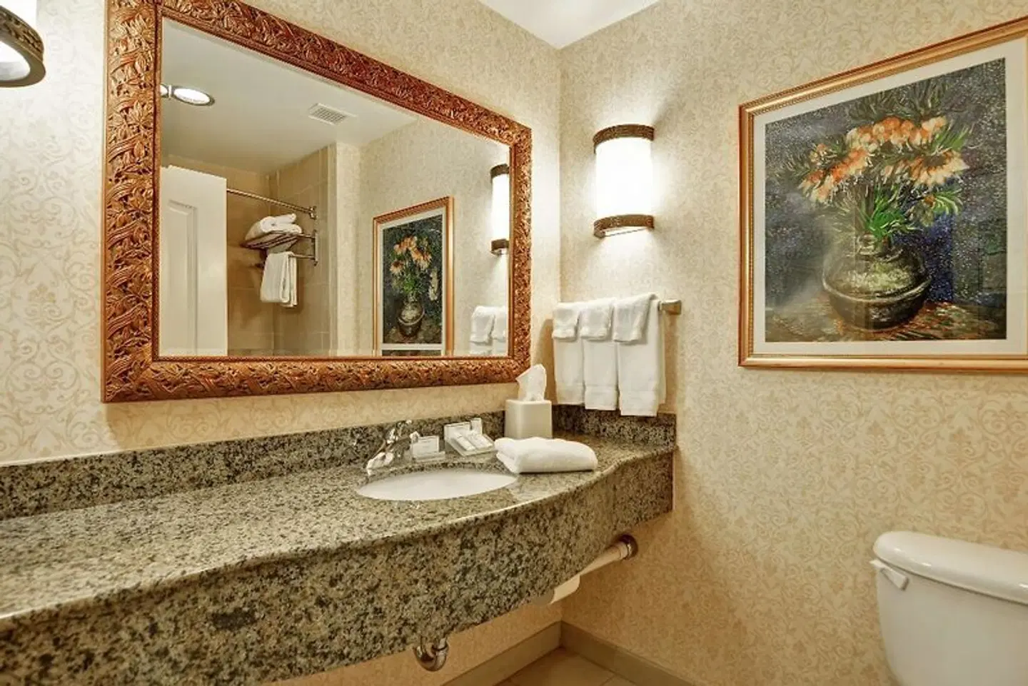 Hilton Garden Inn Amarillo Badezimmer