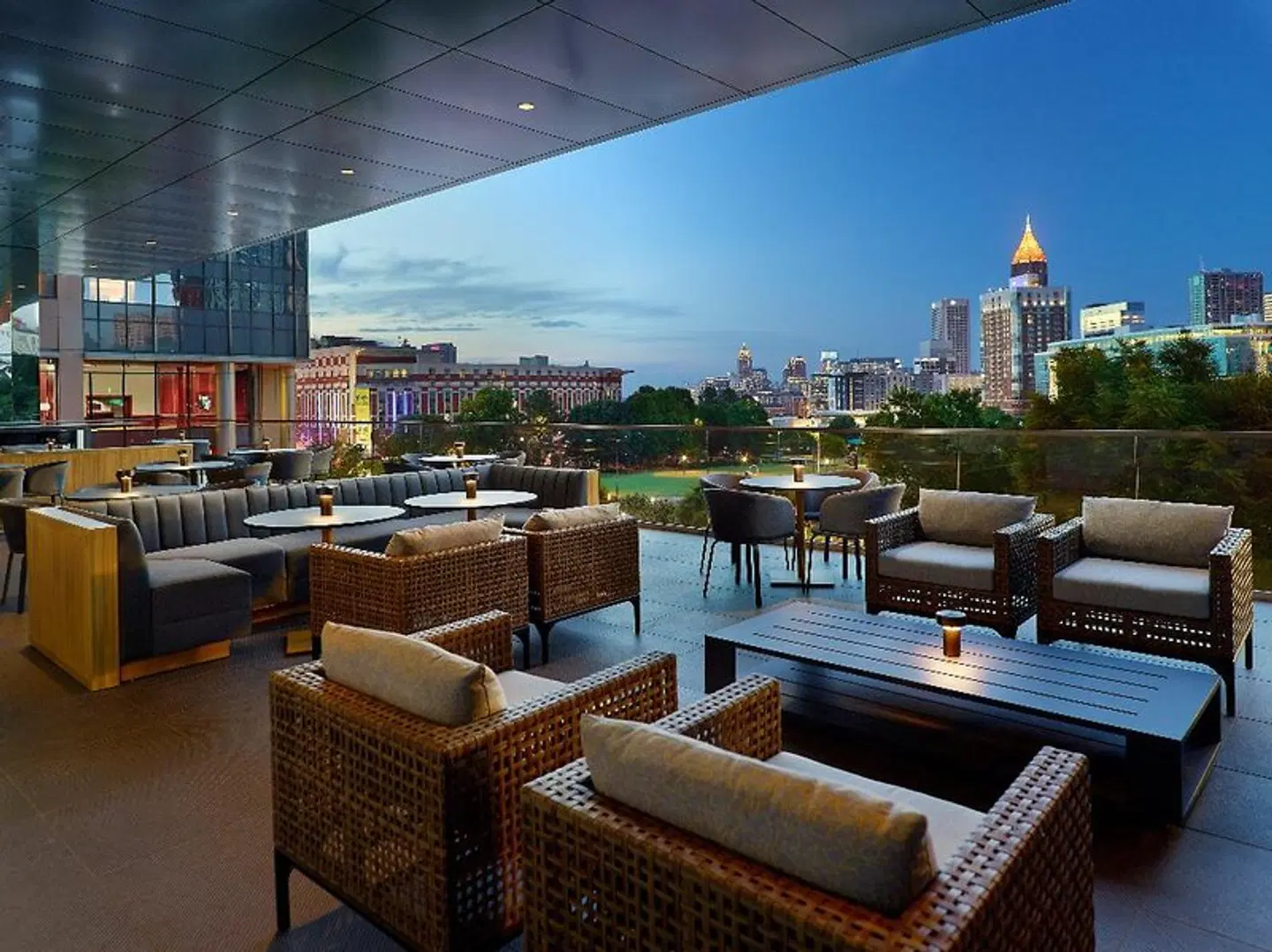 Omni Atlanta Hotel at CNN Center Terrasse