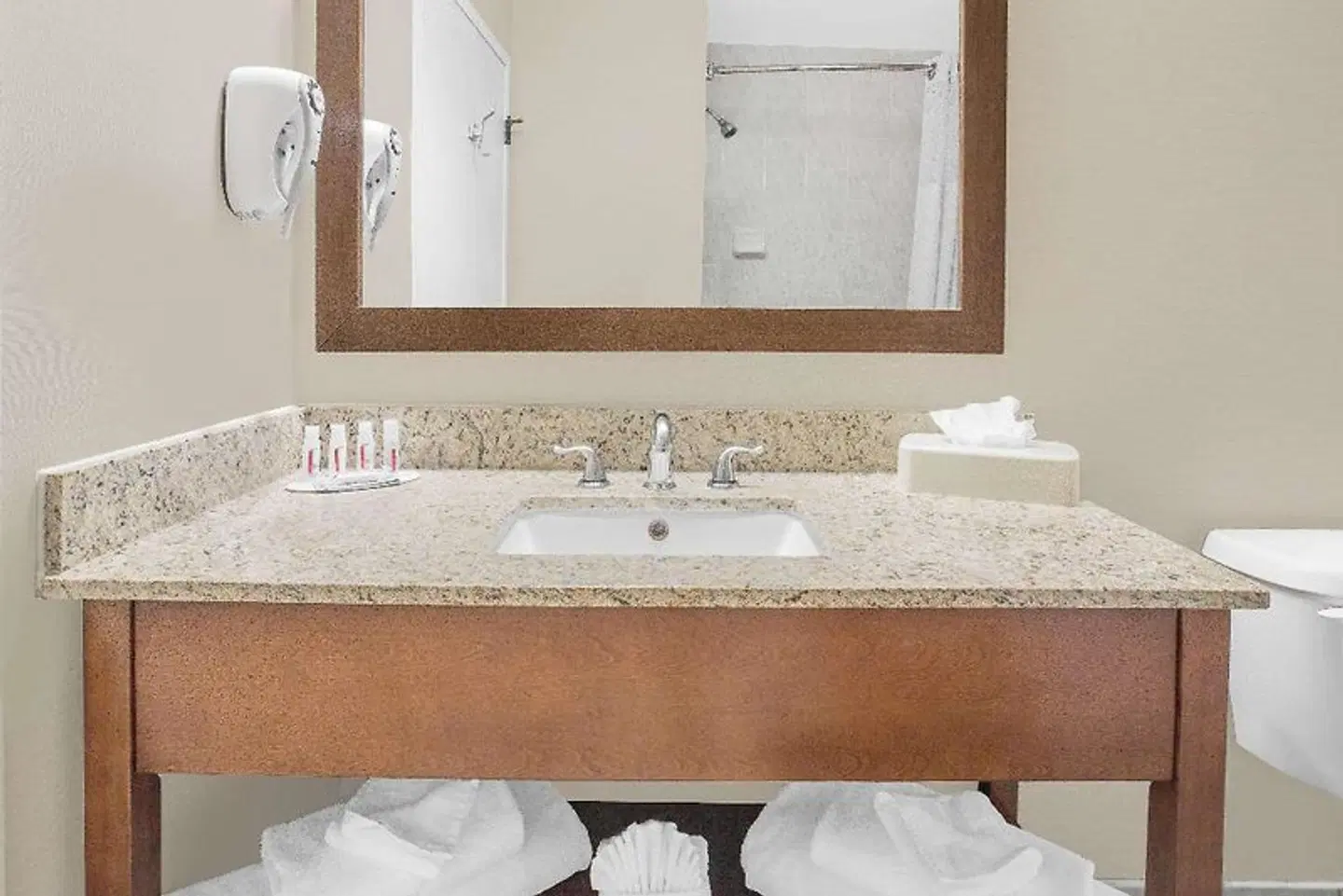 Ramada Denver International Airport Badezimmer