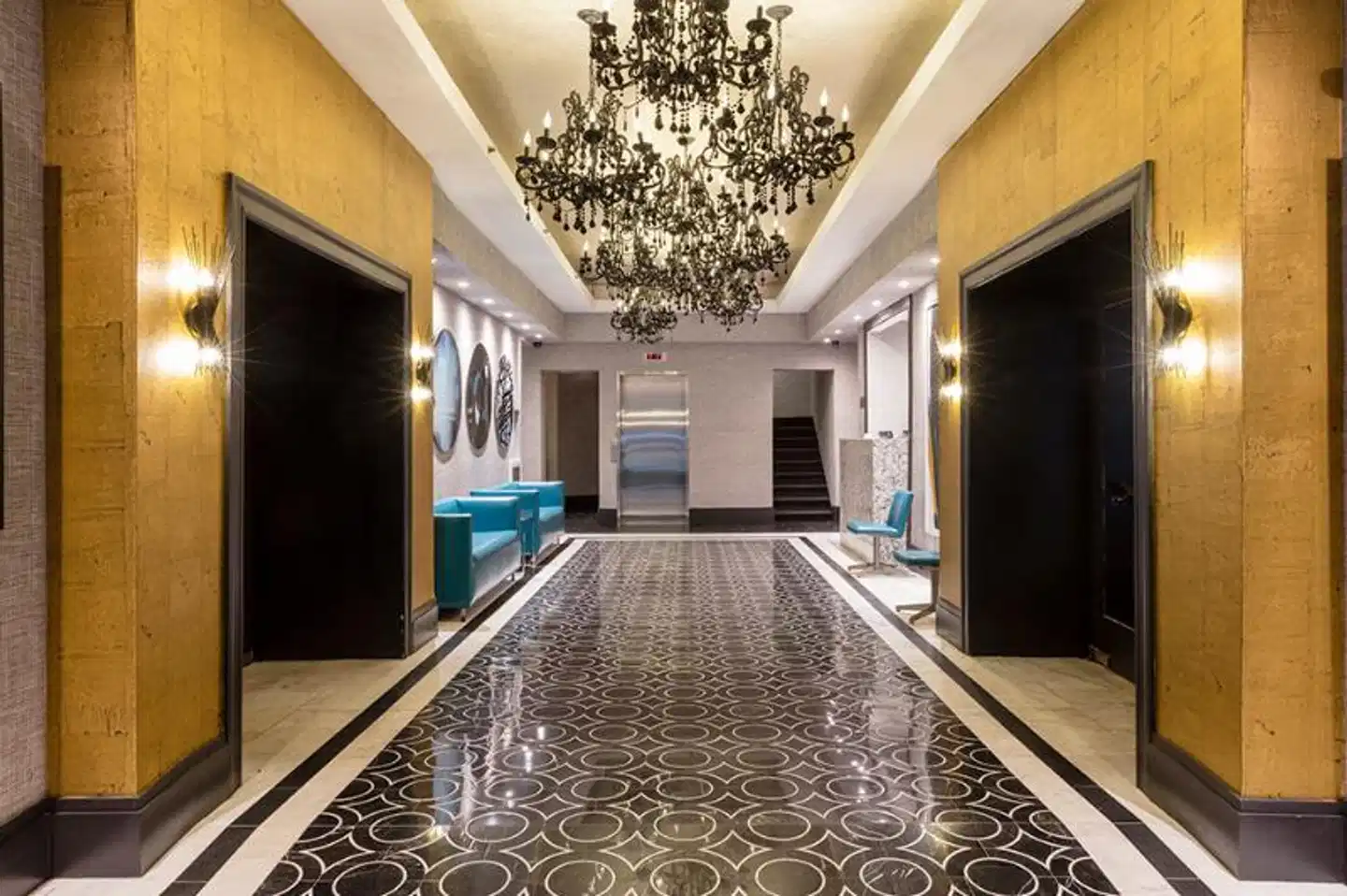 Square Hotel in Times Square Lobby