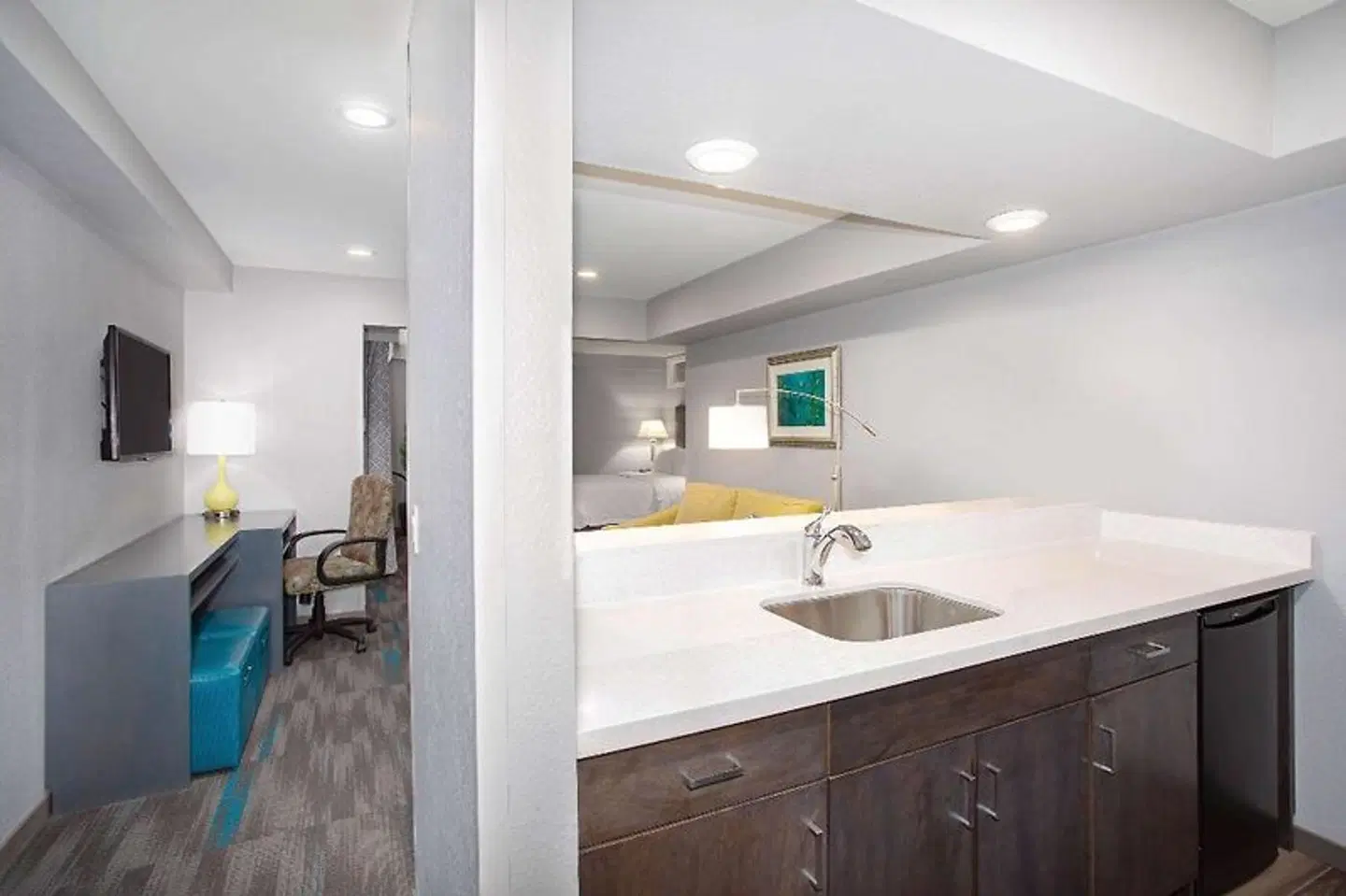 Hampton Inn Monterey Badezimmer