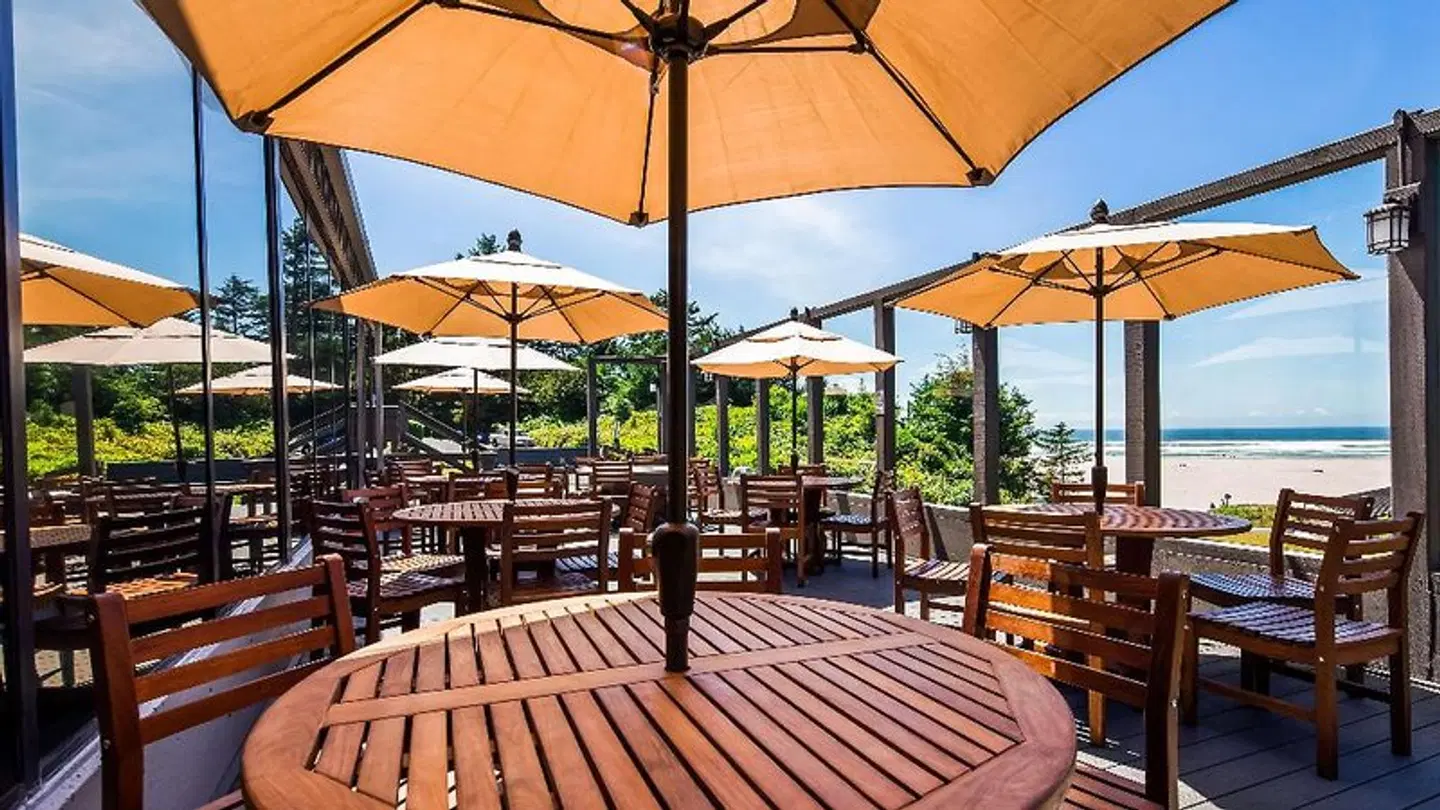 Best Western Agate Beach Inn Terrasse