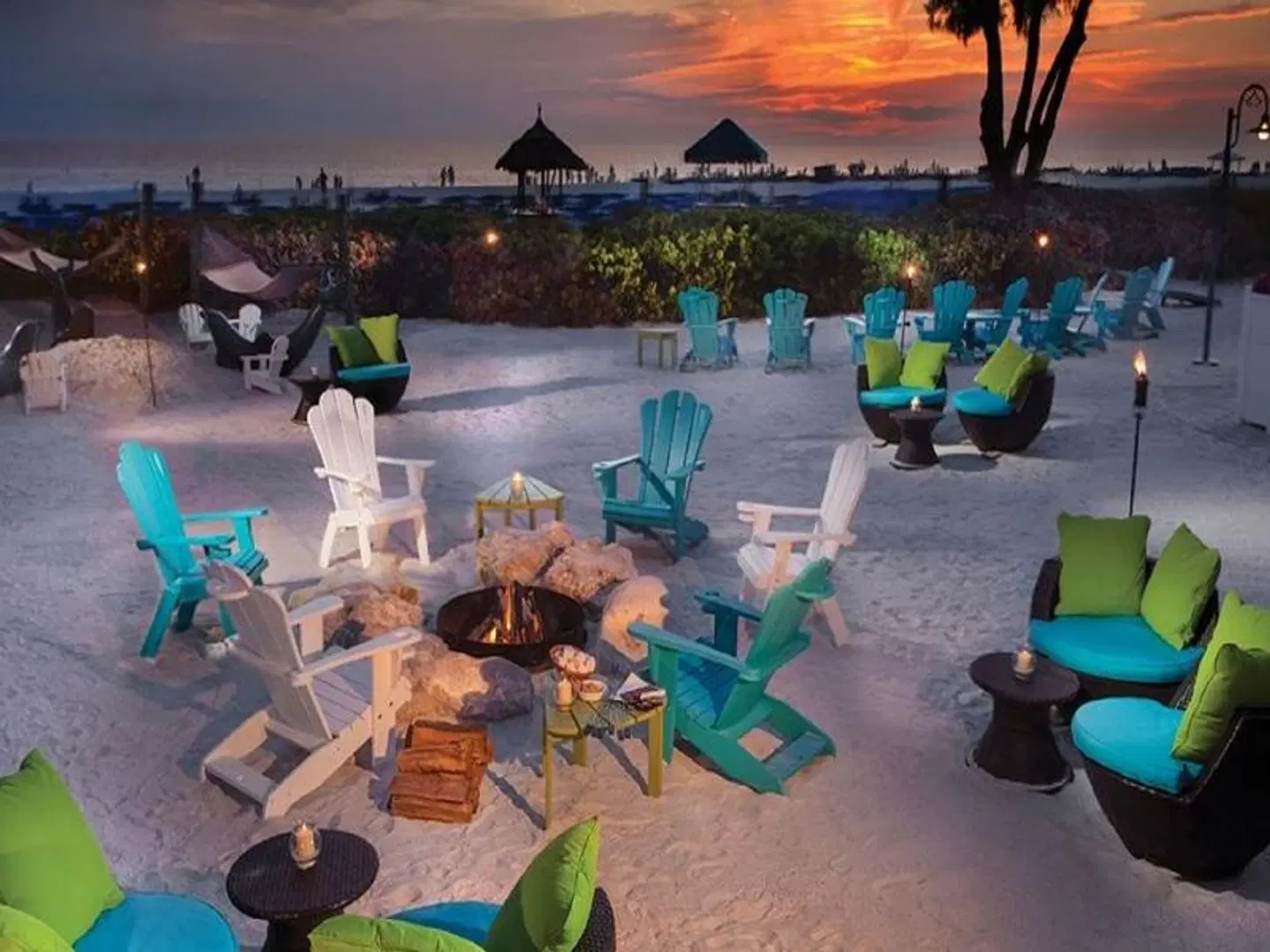 RumFish Beach Resort Terrasse