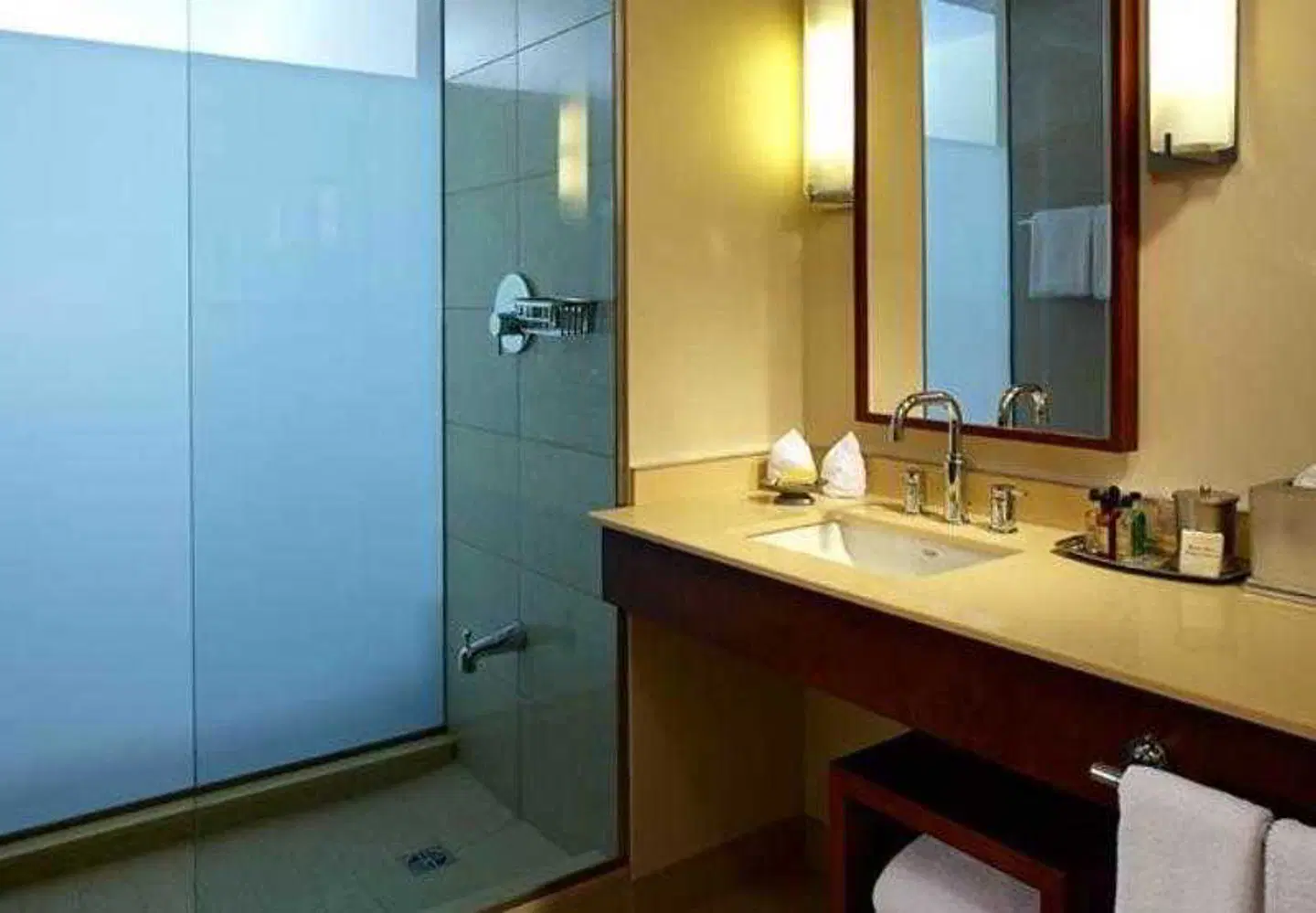 Montreal Airport Marriott In-Terminal Hotel Badezimmer