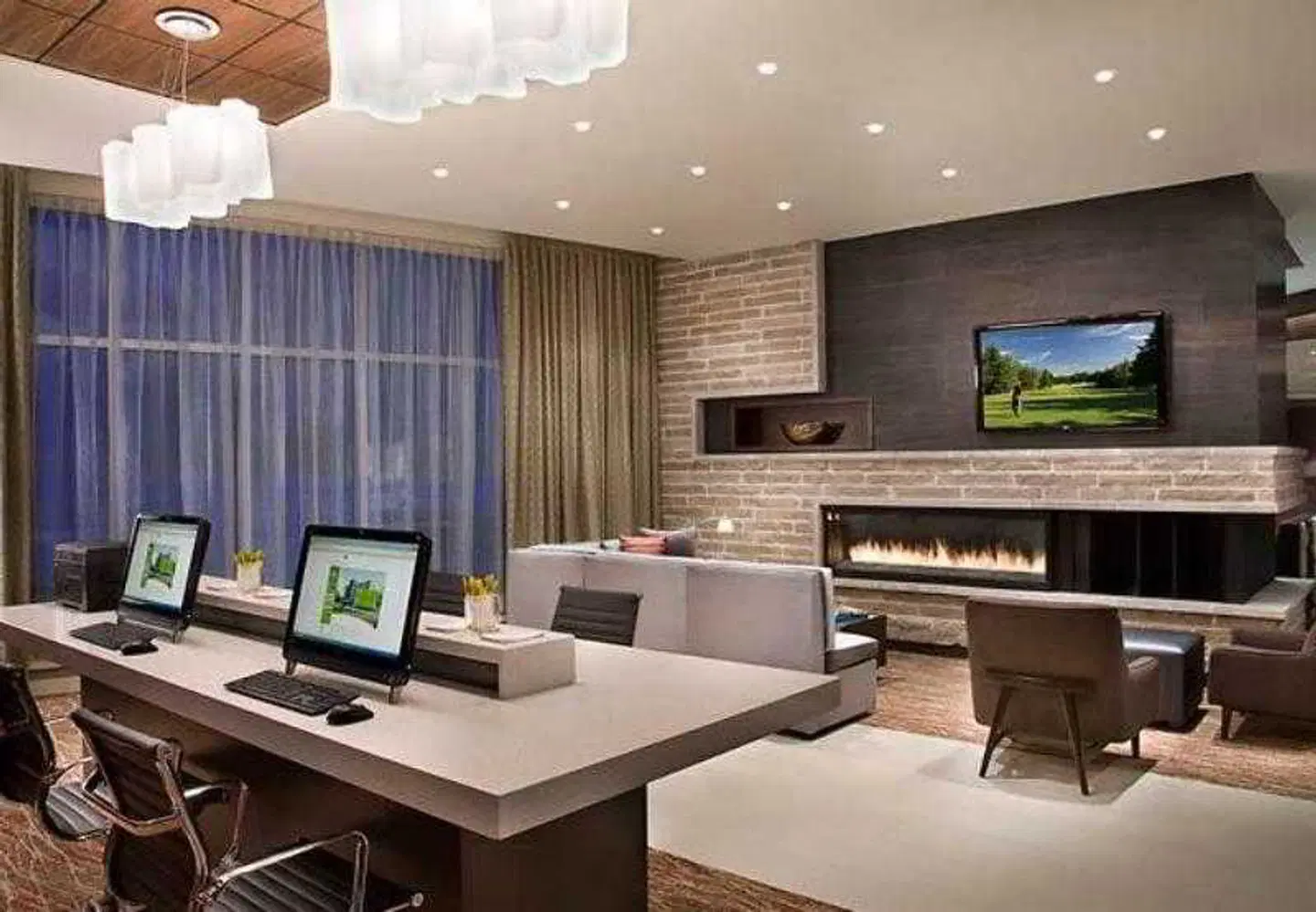 Courtyard by Marriott Calgary Airport LOUNGE_LOBBY