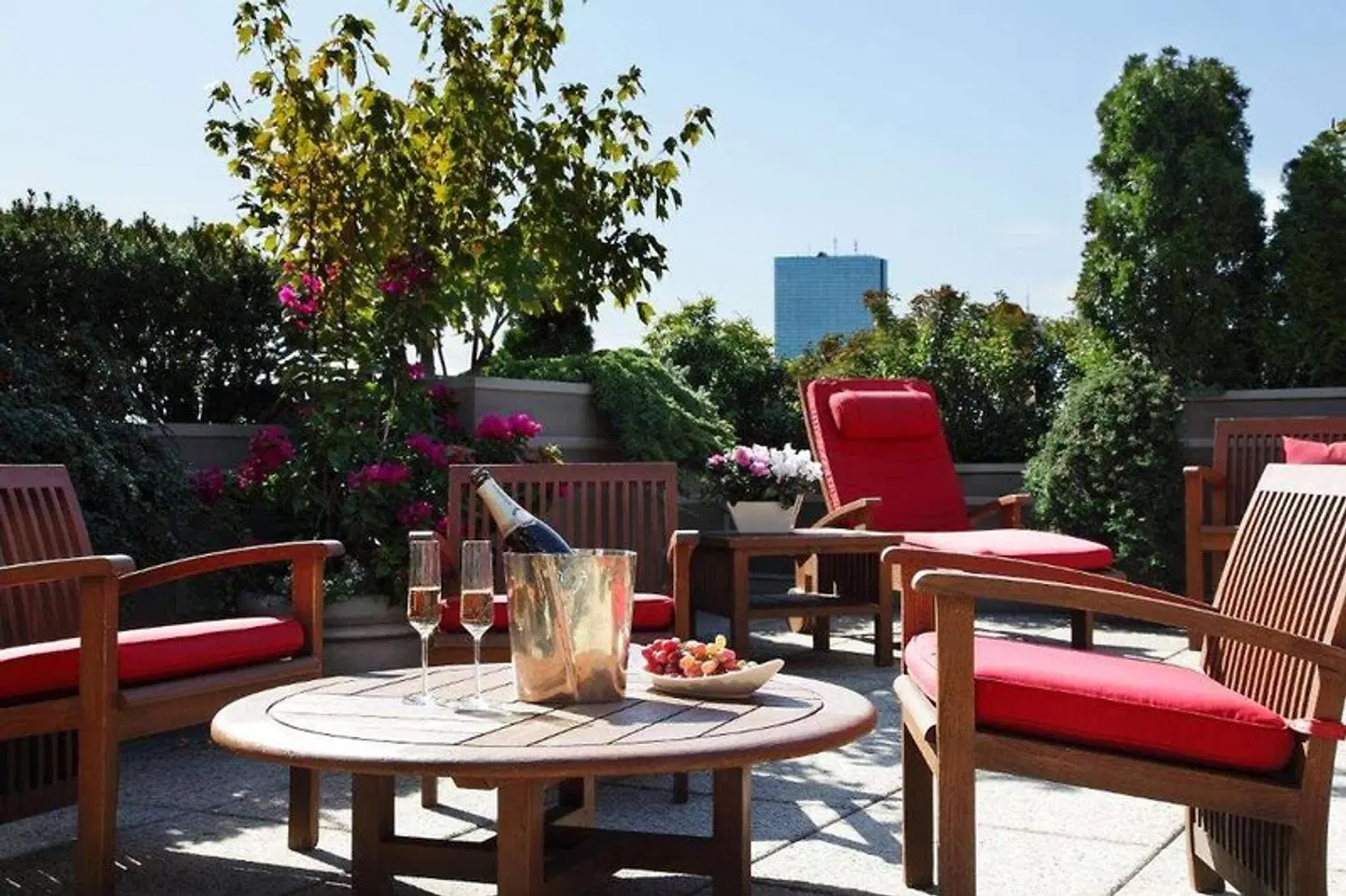Fifteen Beacon Hotel Terrasse