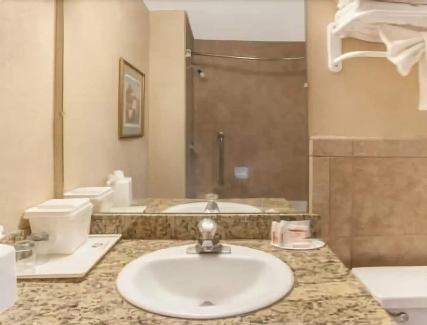 Ramada by Wyndham Fresno North Badezimmer